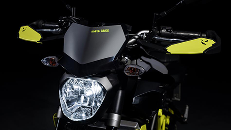 Moto Cage Front Neongelb